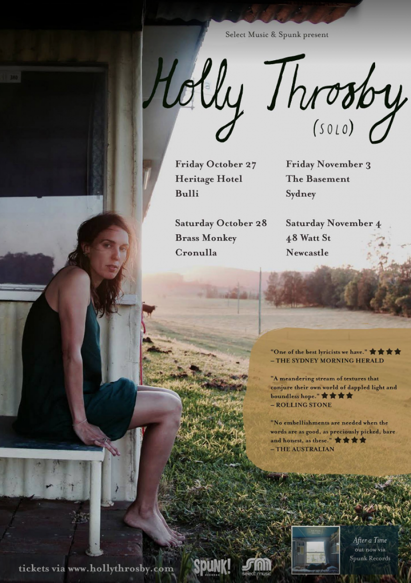 Tour: Holly Throsby